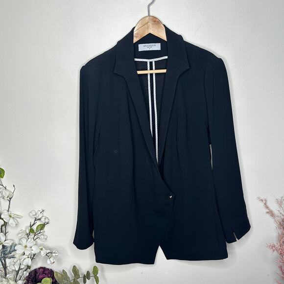 MM LAFLEUR The Wells Blazer Jacket Black Sz 1X {3W18} - Picture 6 of 10